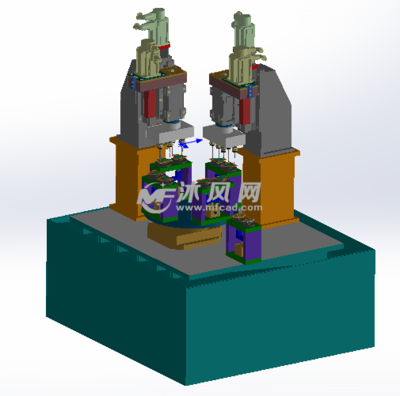 多工位鉆孔攻絲機(jī)模型